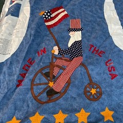 VIP Cranston Dream Spinners Adult Americana Vest Fabric Panel Sizes XS – L