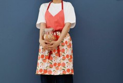 OEKO-TEX Fruits patterned Fabric made in Korea by the Half Yard