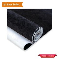 Versatile 36″L x 60″W Black Suede Headliner Fabric with Foam Backing – DIY Ready