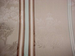 1-1/8Y Brunschwig & Fils 8012126 Harmony Federal Stripe Damask Upholstery Fabric
