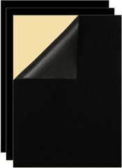8.3” x 11.8” Self-Adhesive Felt Sheets – Versatile Crafting Solutions, Black