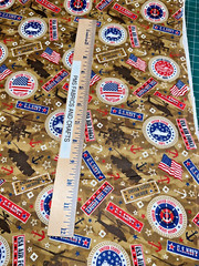 United States Various Military Branches 100% med cotton fabric by the yard #04