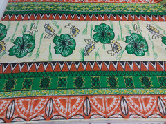 Vintage Africa Tribal Ethnic Print Great Colors Illustrations 36″ x 72″