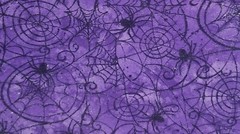 Fabric Tradition- Halloween Spider Web – Glitter Quilting and Crafting Fabric