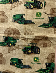 2011 John Deere JD Country Farm TRACTORS Scenic Logo Brown #CP41818 BTFE