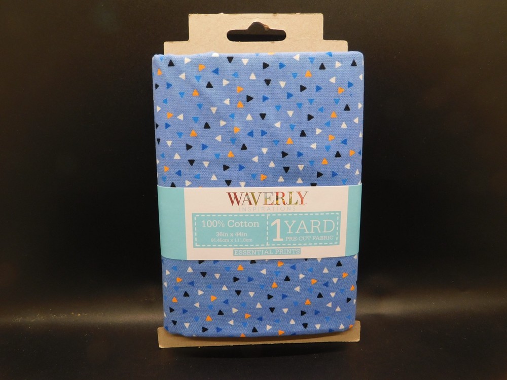 Waverly Inspirations 100% cotton 1 yard precut 36″x44″ Confetti Provnce Blue