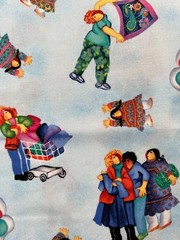 Fabric – The Quilt Shop Barbara Lavallee Red Rooster WASHED Cotton 46″ L x 43″ W