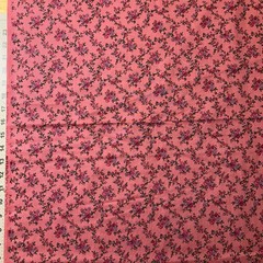Vintage Rose Floral Marcus Brothers 1/2 Yard (18 x 44″) Cotton Fabric – New