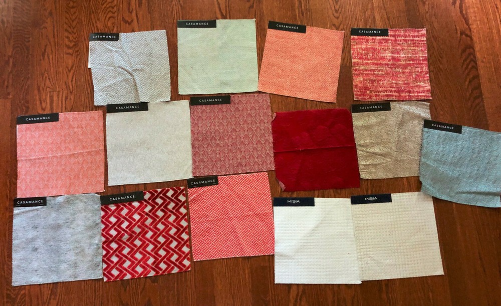 CASAMANCE 15 pc Mixed Lot 10 1/2″ Fabric Samples