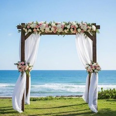 Elegant Wedding Arch Drapery 100 Polyester Soft Fade Resistant Fabric Events New