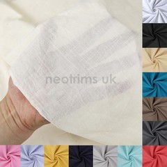 100% COTTON VOILE FABRIC,Superior Handle Curtain Dress Wedding Material,17 Color