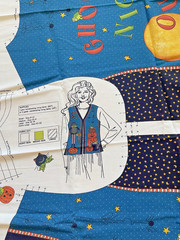 Daisy Kingdom Cut & Sew Halloween Vest Adult Size 8-22 Ghouls Night Out Vest New