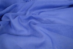 100% linen blue fabric SHEER weight 95gsm gauze blue