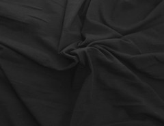 Black Micro Modal Supima Cotton Spandex Fabric Jersey Knit by Yard12/27/17 #AA