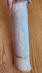 20 yds NOS Black Veil Netting Fabric – Millinery Hats – 1/4″ Hexagon Shape Net