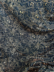 Gold & Bronze Multi color Metallic Iridescent glitter on Fabric 54″ Wide