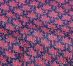 Sushila Vintage Blue Scrap Saree 1005 Pure Woolen BRANDED Printed Sari Fabric
