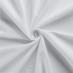 White Solid Flannel Fabric – 44″ Wide – 100% Cotton – Sold by the Yard