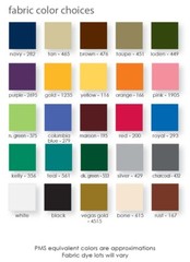 SWATCHES of 600d denier Polyduck approx 2″ x 4″ fabric, Choose up to 3 colors
