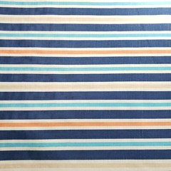 Navy Stripe Linen Upholstery Fabric 62″ BTY Coastal Italian Manila Drapery DIY