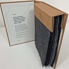 Zignone JerZey Wool Lycra Fabric Sample Book 31 Swatches Italy 5″x9″