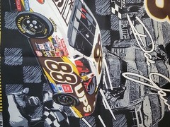 NASCAR Racing Dale Jarret 88 UPS Sewing Fabric Quilt Cotton 4 Pillow Panels