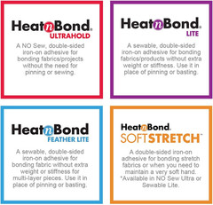 Ultrahold Iron-On Adhesive Value Pack, 17 Inches X 5 Yards, White