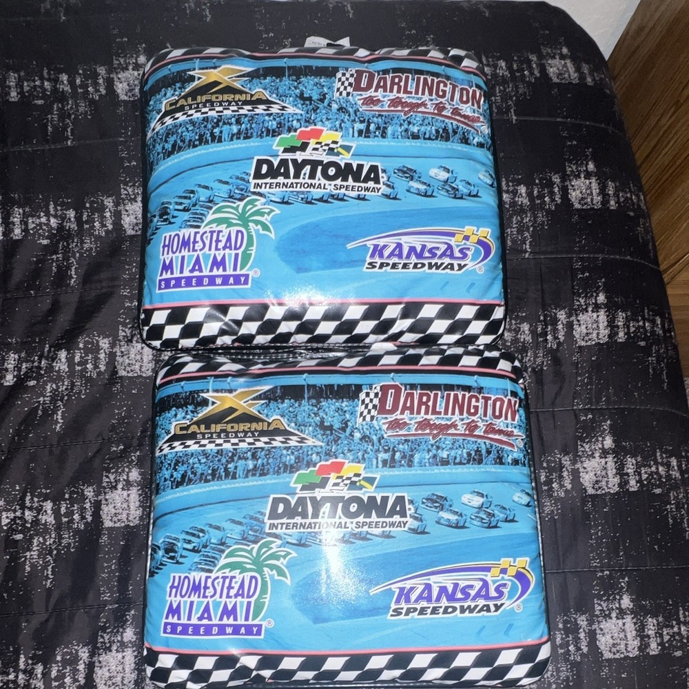 2 Advanced Vinyl Graphics NASCAR Speedway Logo Cotton Fabric