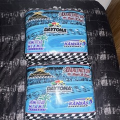 2 Advanced Vinyl Graphics NASCAR Speedway Logo Cotton Fabric