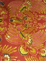 BATIK PRIMA HAND MADE in Indonesia Cotton Fabric Bright Colors 2 Yards 24″ x 41″
