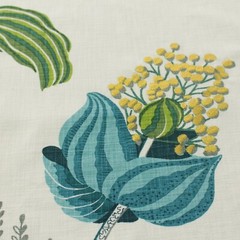 COVINGTON SYLVIE 504 AZURE BLUE LUSH LARGE FLORAL EMBROIDRED FABRIC BY YARD 55″W