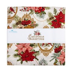 Christmas Greetings 10″ Square Pack by Riley Blake