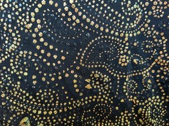 Gold & Bronze Multi color Metallic Iridescent glitter on Fabric 54″ Wide