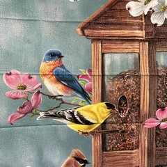 The Joys of Spring Artwork by Abraham Hunter Quilt Panel Northcott 36″ x 43″
