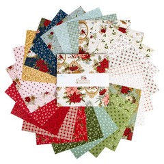 Christmas Greetings 10″ Square Pack by Riley Blake