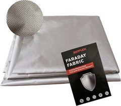 43INx16.4FT Faraday Shielding Fabric EMF Protection Clothing Faraday Bags EMP