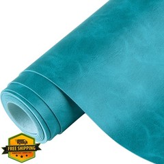 Ramya Sky Blue Faux Leather Sheet 12″x53″