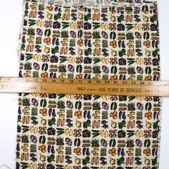 Cranston Cotton Quilting Fabric BTHY Half Yard Garden Vegetables Multicolor