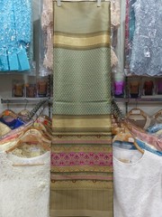 Thai Silk Fabric Brocade Traditional Pattern Ideal for Dress & Skirts