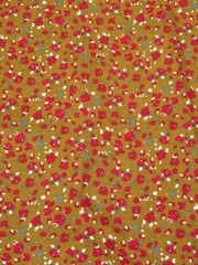 Sand Cotton Fabric Shirting Poplin Imported Floral Summer Print By the Yard