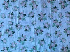 BROTHER SISTER FABRIC 2018~Whitewashed Fence~SMALL ROSE BOUQUETS~Fern Leaf~PASTL