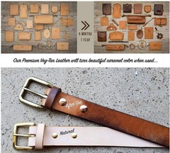 Veg Tan Cowhide Tooling Leather 3-11oz (1-4.8mm) Pre-Cut Special Bundle Sets