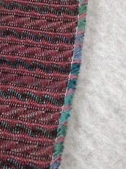 55″ x 58″ Multi-Color Teal Purple Sage Green Burgundy Chevron Herringbone Fabric