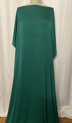 Luxurious Stretch Silk Broadcloth Emerald Green Fabric By The Yard 41-42″ Wide