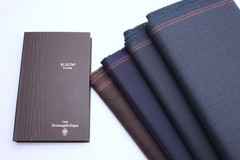 Ermenegildo Zegna Electa Wool Fabric 3.5m Deep Teal Aqua Prince of Wales Suit