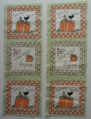 Cotton Fabric Group G – Top Square Harvest Thyme 2 Pieces 12 1/4″ L x 4″ W