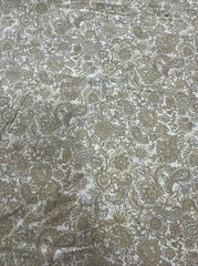 One way stretch cotton blend paisley print fabric 54″ BTY