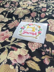 Vintage Peter Pan Fabrics Pattern 1043 Biotical Paisley Floral 2 Generous Yards