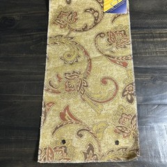 Casual Creations Vintage Upholstery Fabric Samples Brown Pattern 2 pieces 10X20
