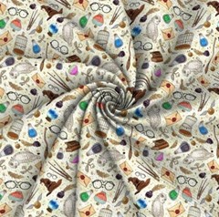 Bullet Liverpool Fabric Great for Hair Bows & Head Wraps 5″ x 18″ strip Wizard
